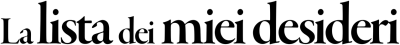 La lista dei miei desideri